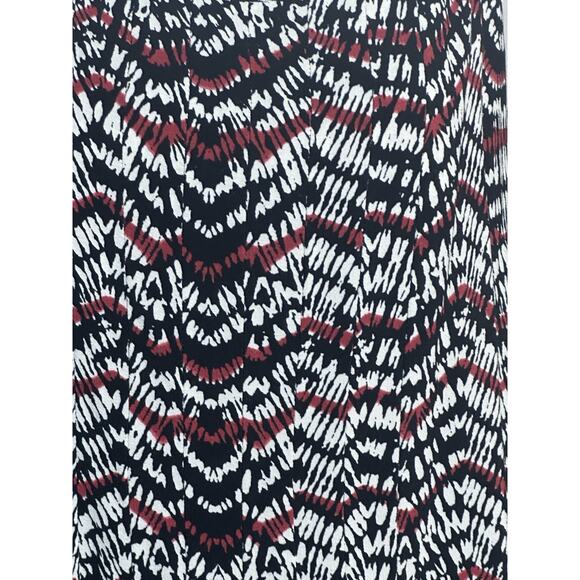 Sanctuary‎ Women’s Black Burgundy & White Sundress Size L Summer Dress - Picture 3 of 16